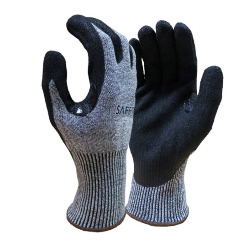 Size 9 L Axxion® PU Coated Palm Cut Resistant Gloves - Cut Level D